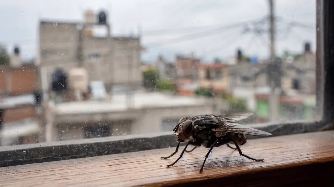 Mosca encerrada en tu cuarto: el truco simple para hacer que salga sola