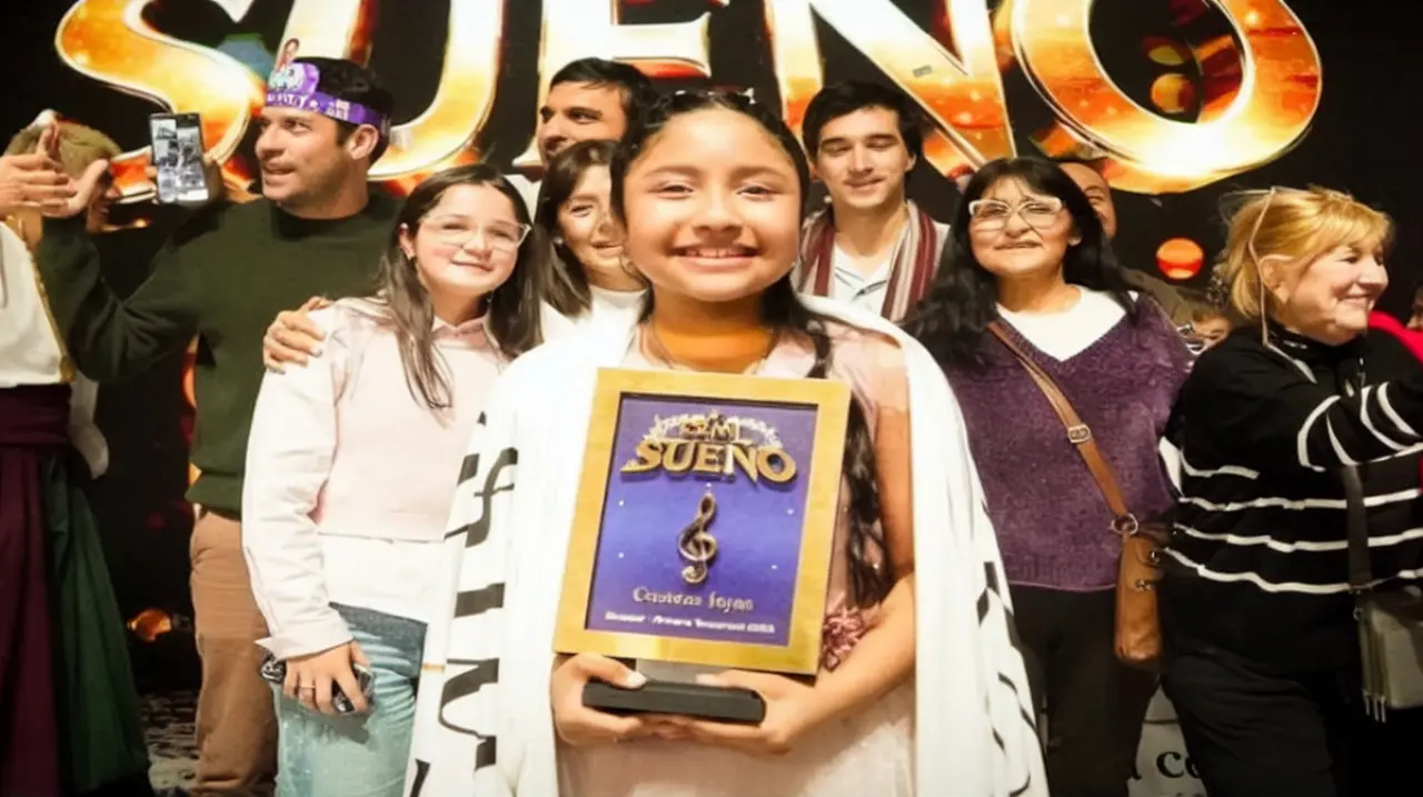 Con 11 años, una salteña ganó $100 millones en un concurso musical y emocionó al jurado