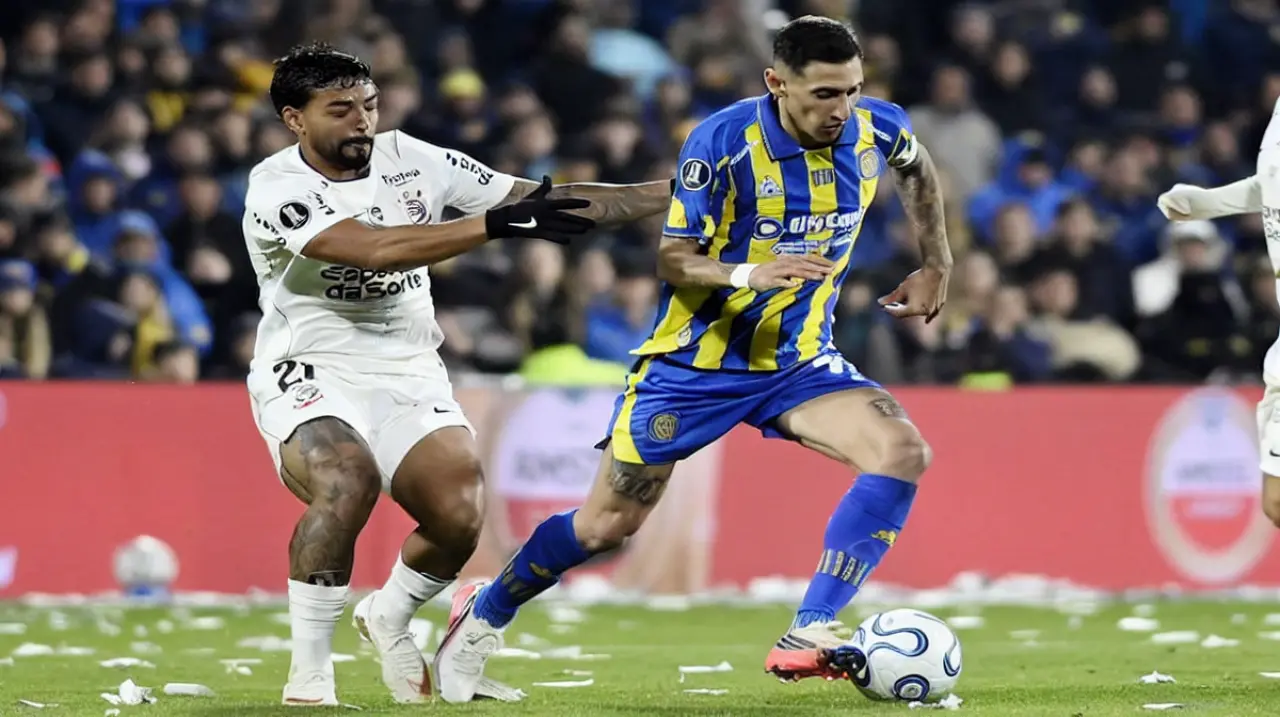 Rosario Central visita a Corinthians por un lugar en cuartos de final de la Libertadores
