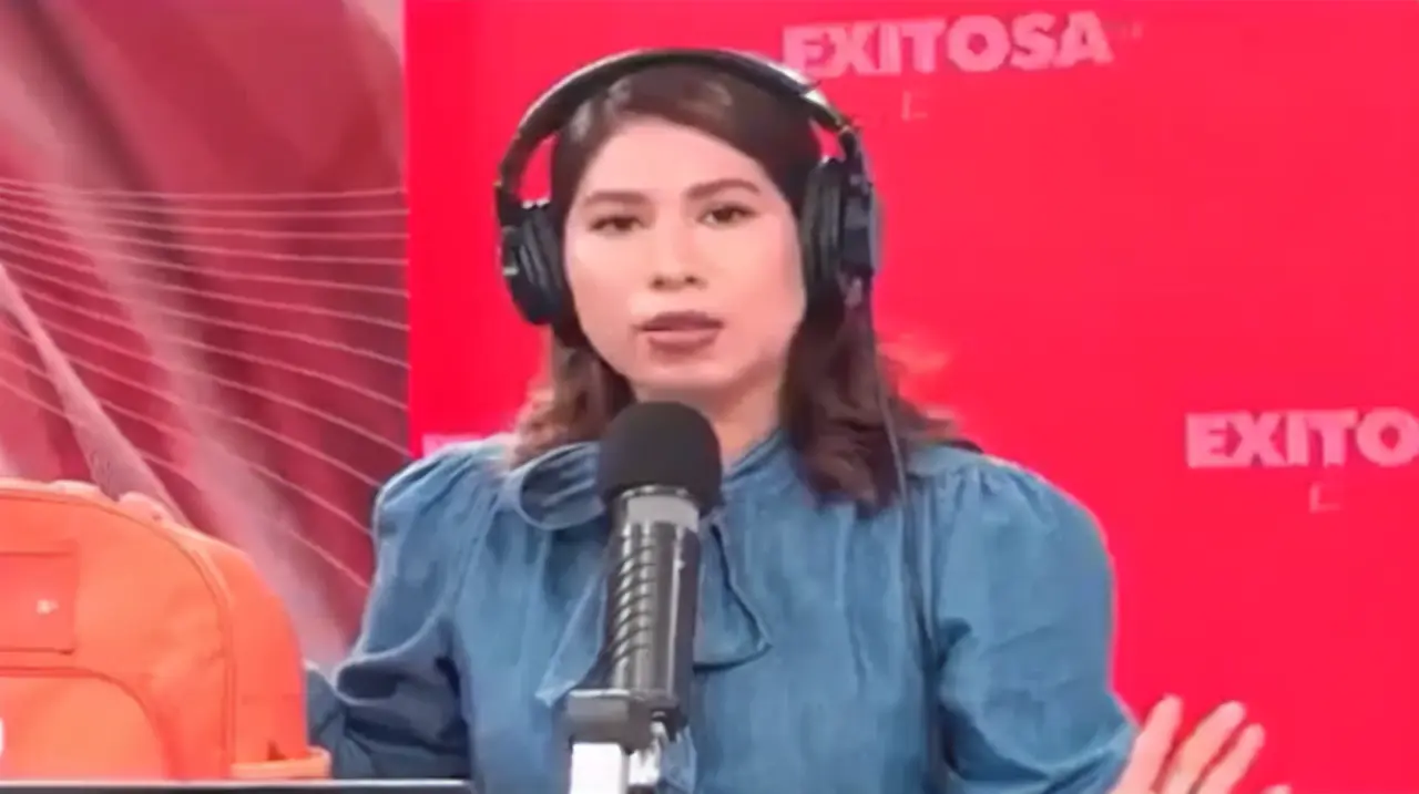 La periodista que siguió al aire durante el sismo en Perú