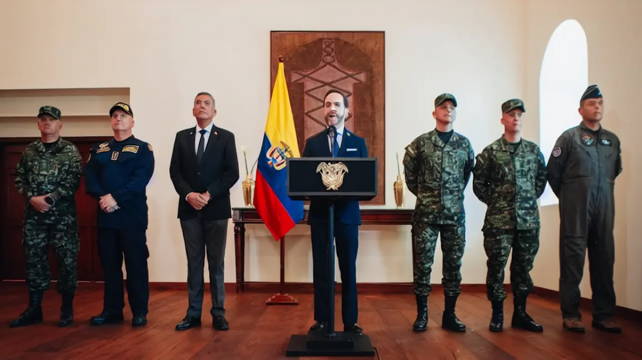 De la Espriella oficializó la nueva cúpula militar y confirmó el regreso de la Fuerza Aérea Colombiana