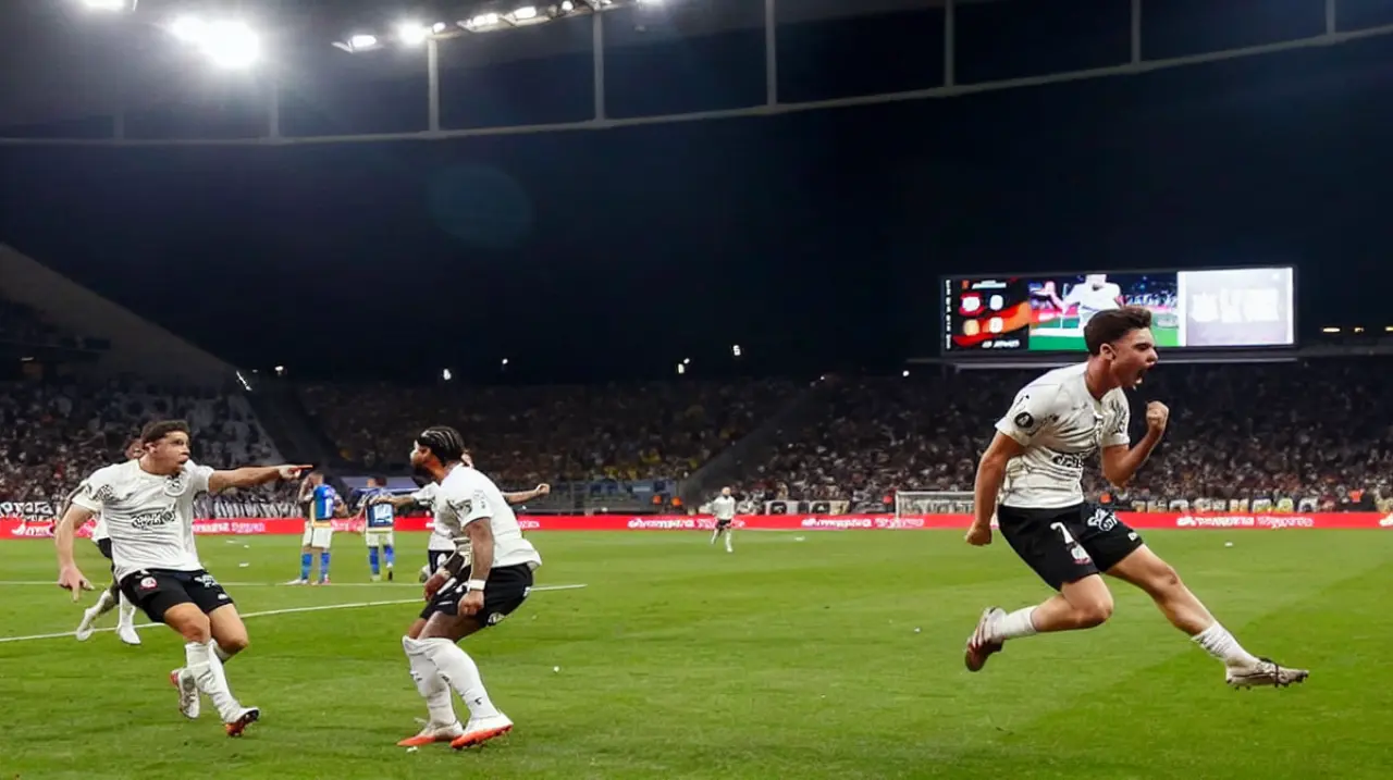Corinthians golpeó sobre el final y eliminó a Rosario Central de la Copa Libertadores