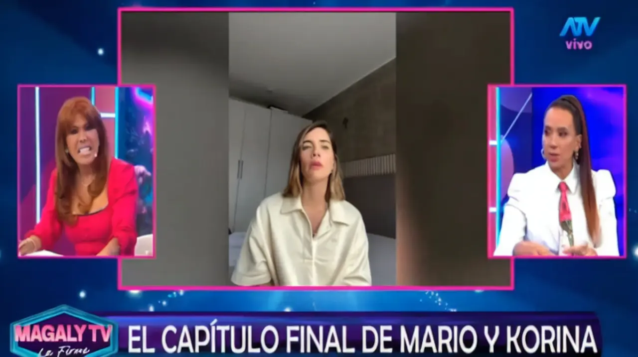 Magaly Medina cuestiona el relato de Korina Rivadeneira sobre su ruptura con Mario Hart