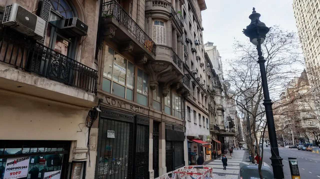 Avenida de Mayo, entre el patrimonio y el abandono: locales vacíos, fachadas deterioradas y un plan para reactivarla