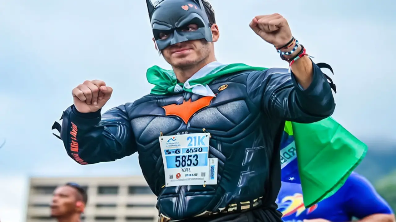 El corredor que vestirá de Batman en Buenos Aires para mantener viva la memoria de los Bibas