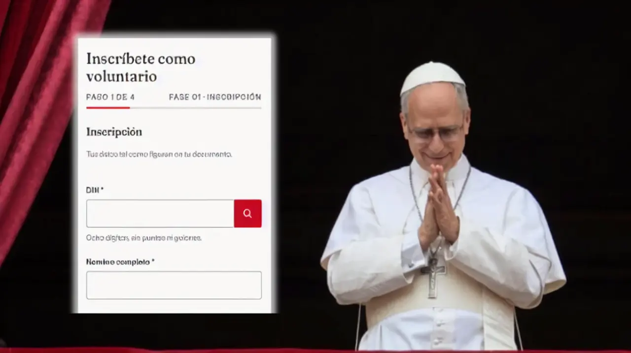 Convocan a jóvenes voluntarios para la visita del papa León XIV en Perú