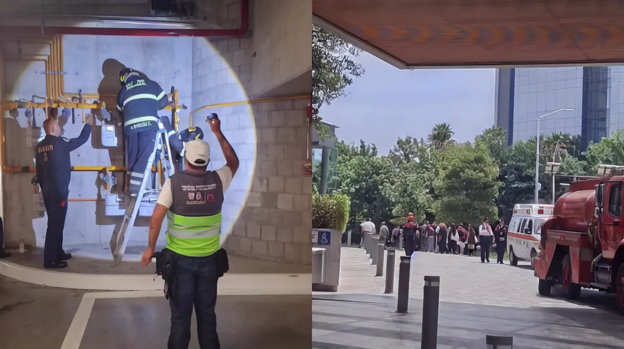 Evacúan a 1,200 personas en Santa Fe tras reporte de olor a gas