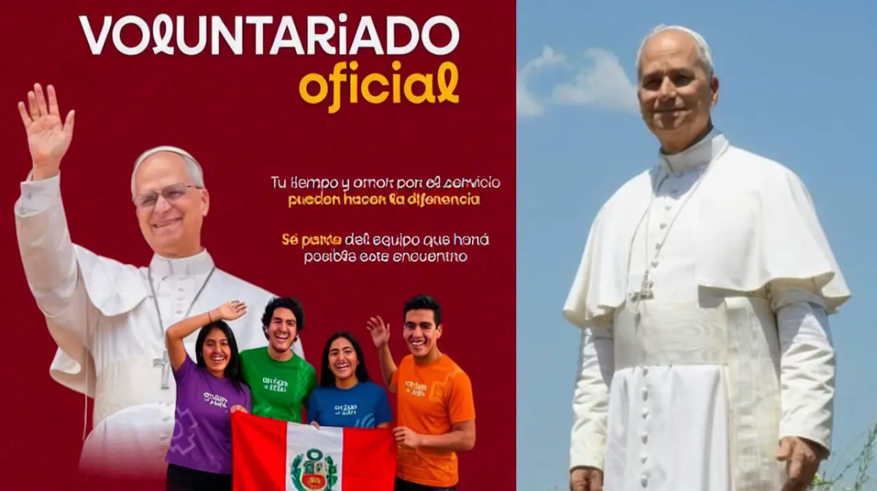 Convocan voluntarios para la visita del papa León XIV al Perú
