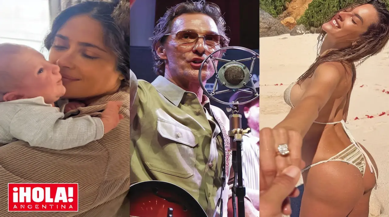Abuela, compromiso y vacaciones en familia: el costado más íntimo de varias celebridades