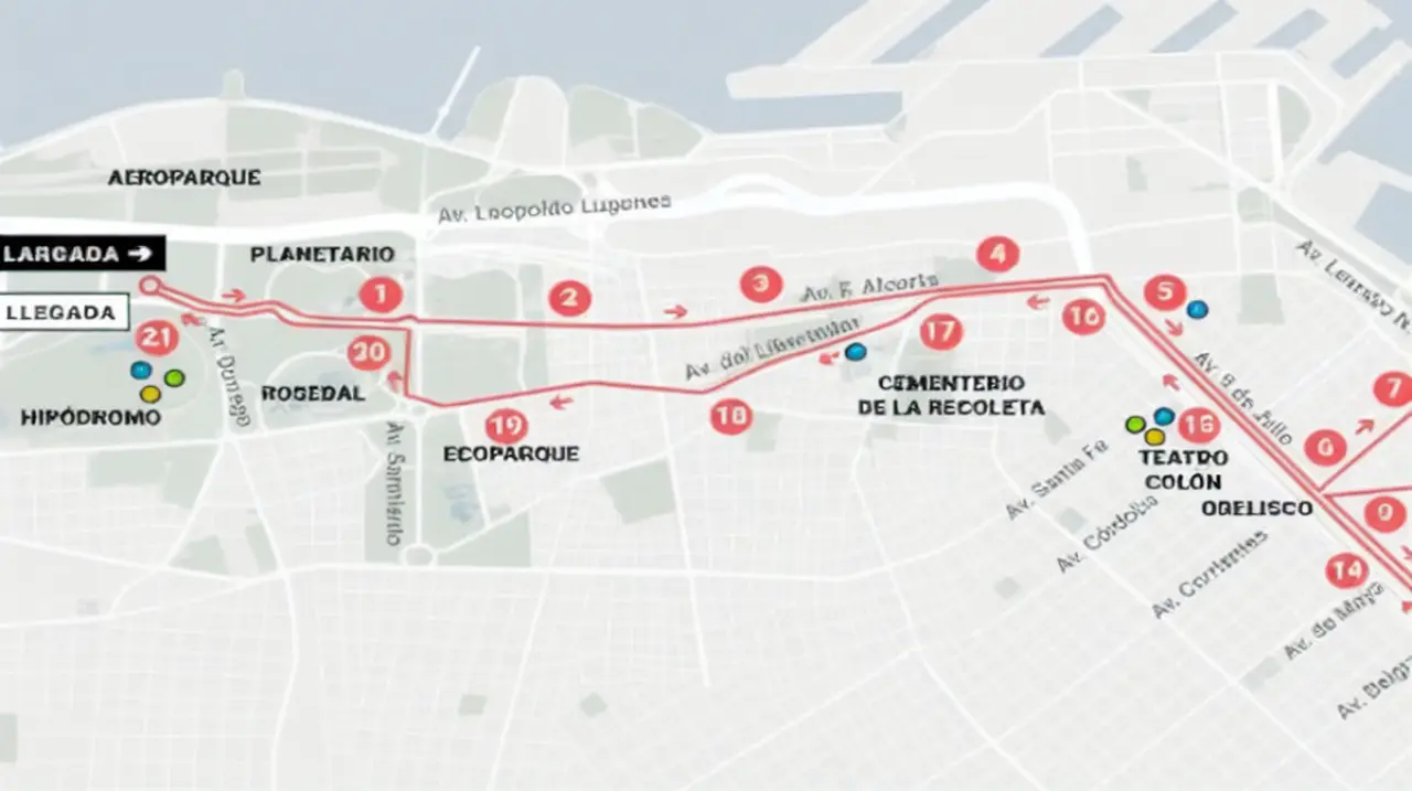 Media Maratón de Buenos Aires: calles cortadas, recorrido y récord de inscriptos