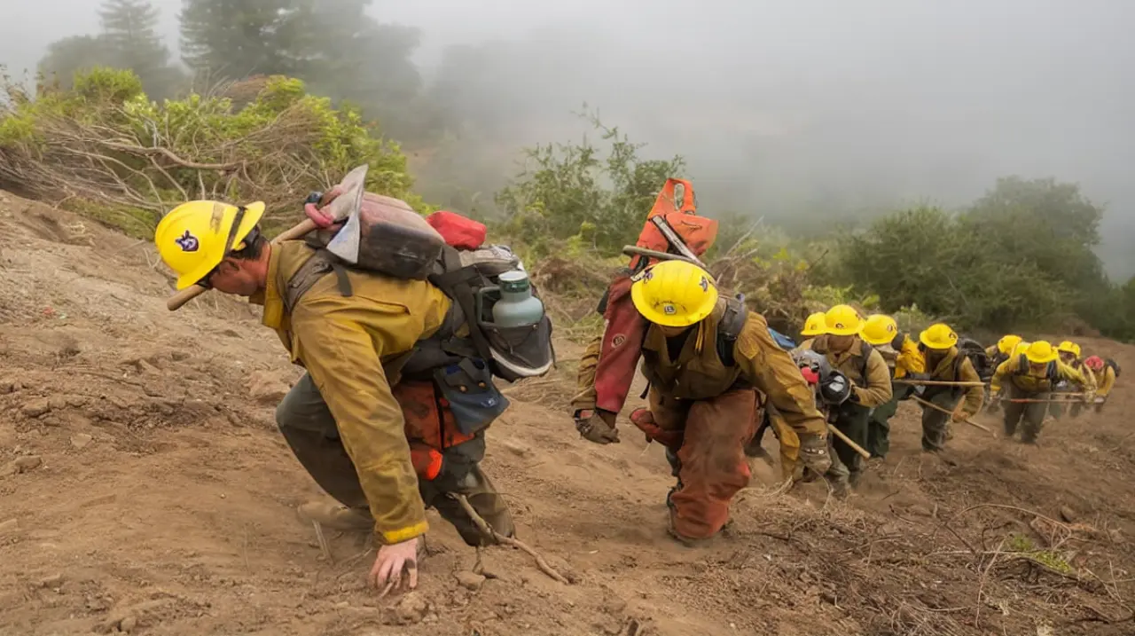 Bomberos forestales en EE.UU. reciben alerta por un suplemento usado tras la exposición al humo