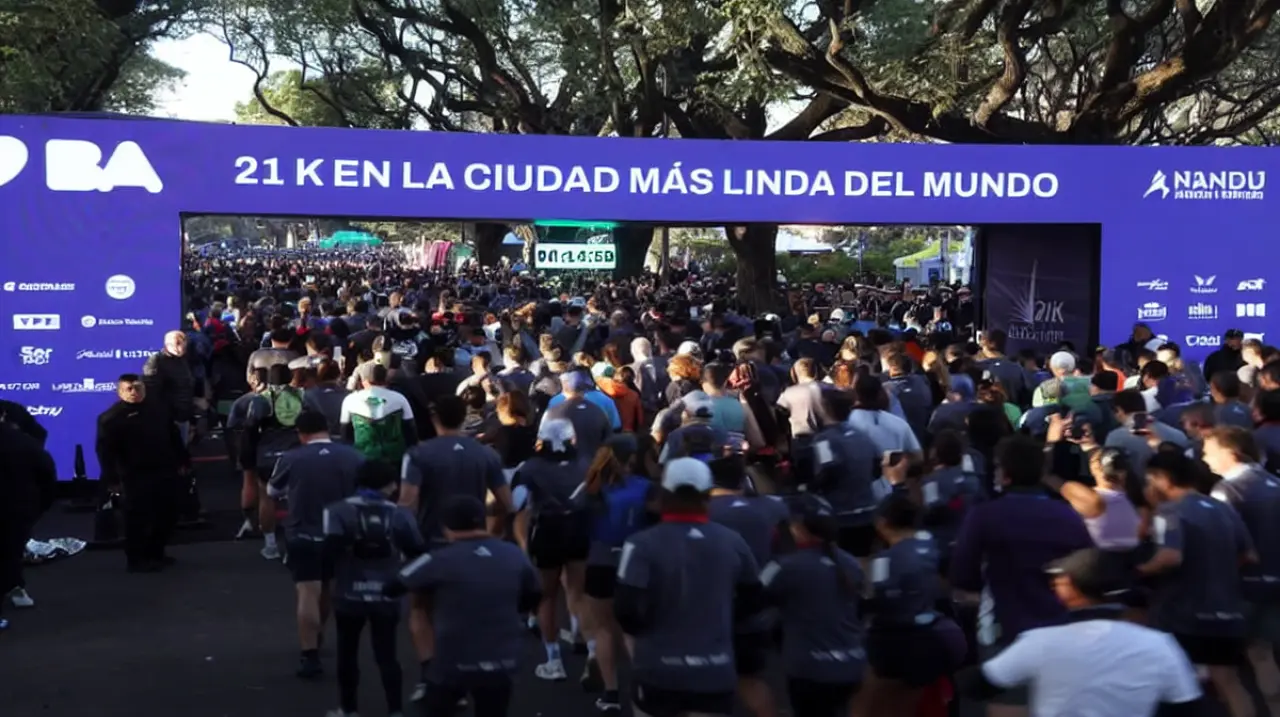 Kejelcha rompió el récord mundial y ganó la Media Maratón de Buenos Aires