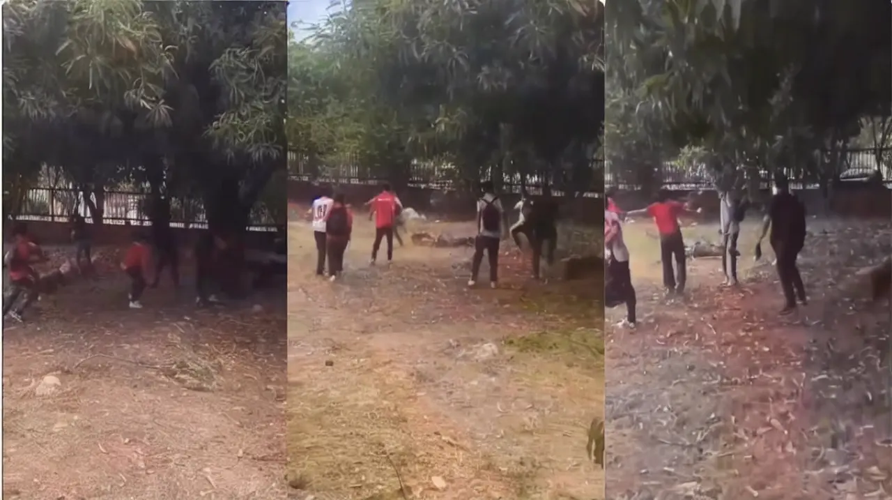 Estudiantes frenan a un presunto ladrón dentro de un colegio de Valledupar