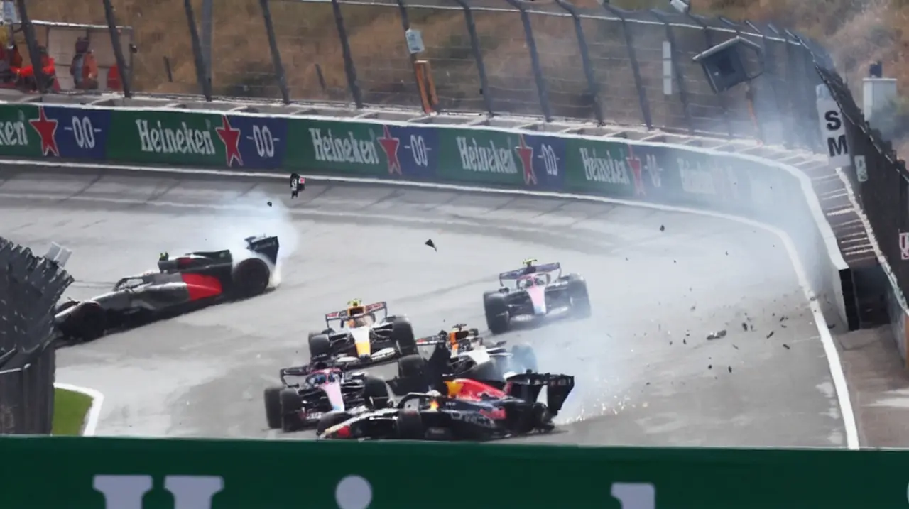 Colapinto fue penalizado en Zandvoort y perdió toda opción de sumar puntos