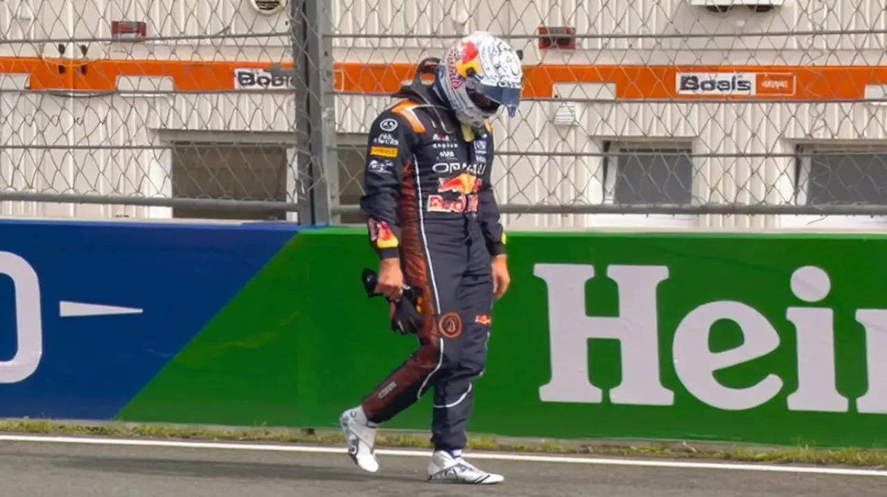 Verstappen se despistó en la primera vuelta y apagó la fiesta en Zandvoort