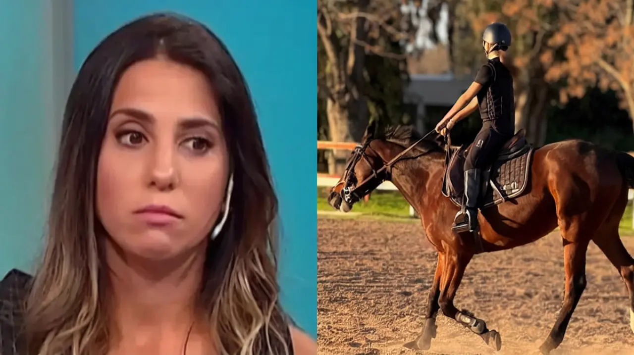 Cinthia Fernández llevó tranquilidad tras la caída de su hija de un caballo