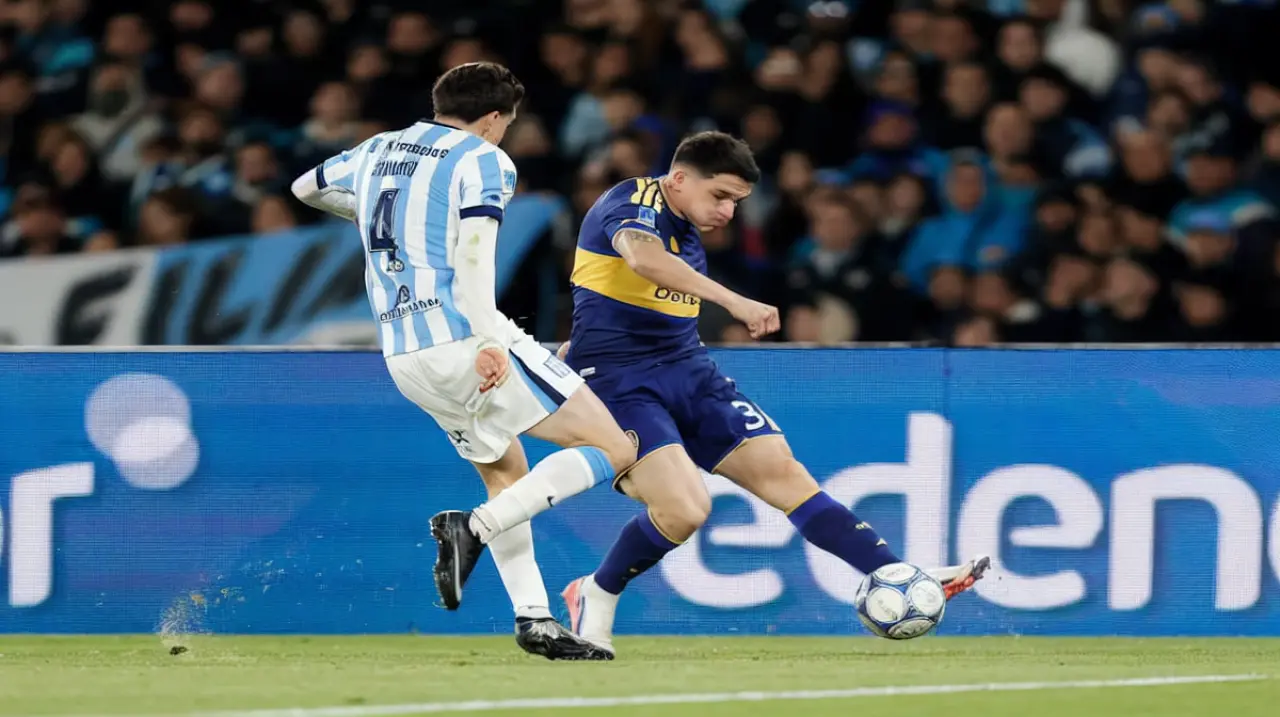 Racing y Boca empataron en Avellaneda y siguen fuera de la zona de playoffs