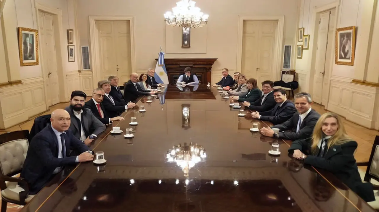 Milei retomó la actividad en la Casa Rosada y reunió al gabinete en una semana clave