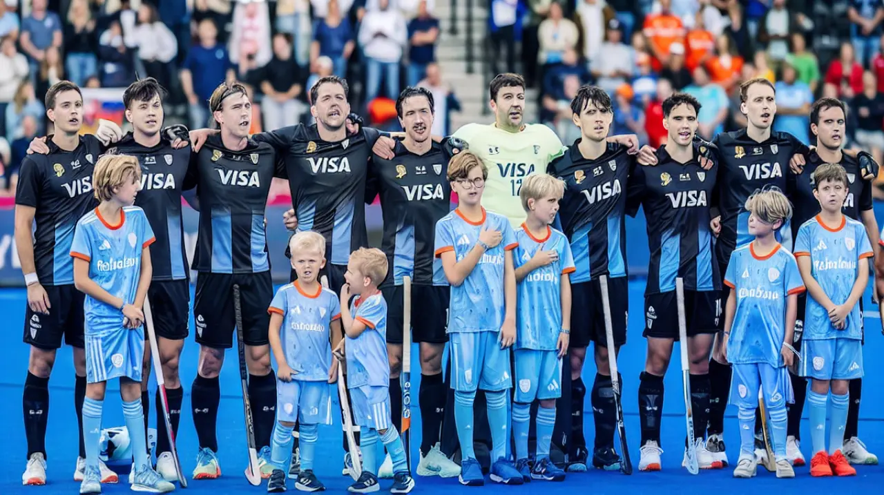 Los Leones vencieron 5-3 a India y avanzaron a semifinales del Mundial de hockey