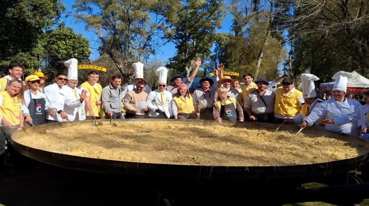 Boulogne celebró su aniversario con un omelette gigante de 10.000 huevos