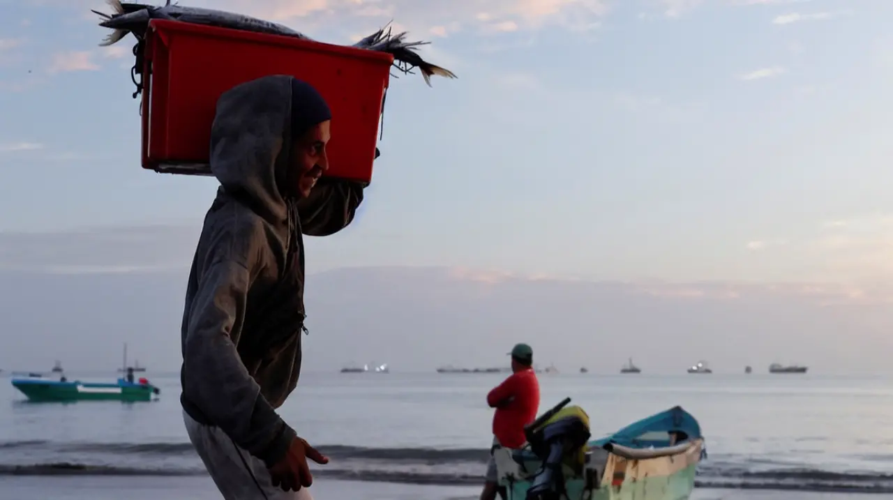 El mar cálido empuja a los peces y golpea a la pesca en Ecuador