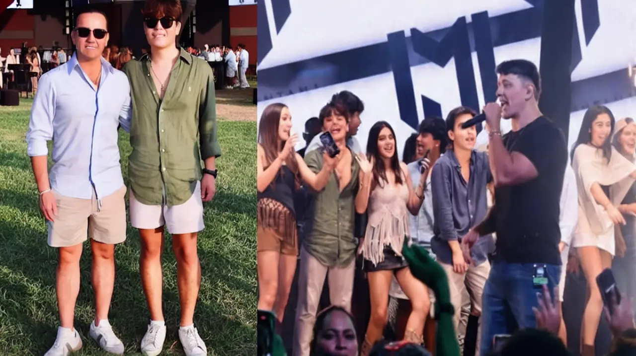 Richard Acuña celebró los 16 años de su hijo mayor con Justin Quiles, Joey Montana y Max Carra en vivo