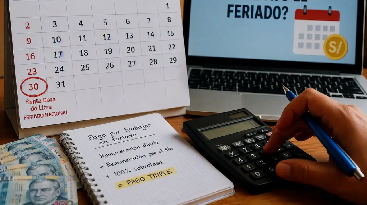 Feriado de Santa Rosa de Lima: cuándo corresponde pagar triple si se trabaja el 30 de agosto
