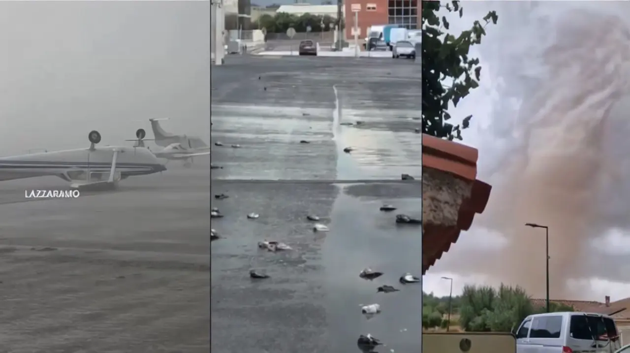 Tormentas violentas dejan daños, heridos y escenas insólitas en Francia, Italia y Tarragona