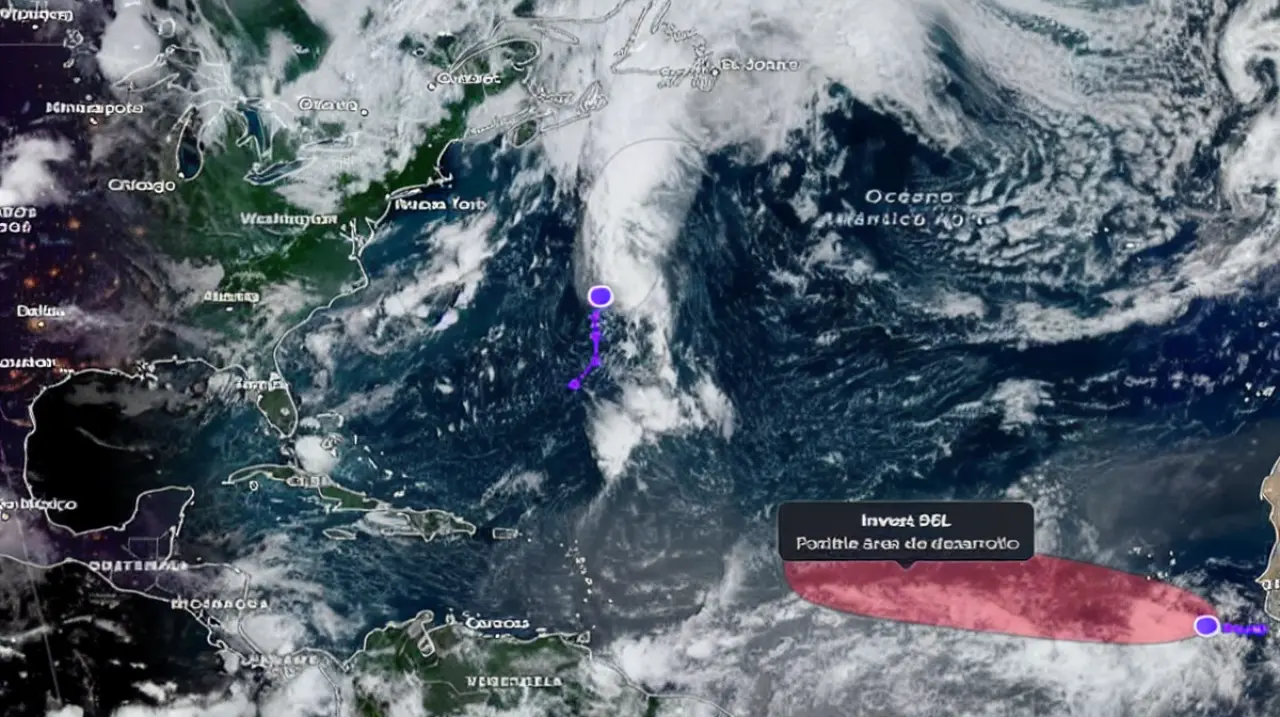 Una perturbación tropical cerca de Cabo Verde enciende la vigilancia en el Atlántico