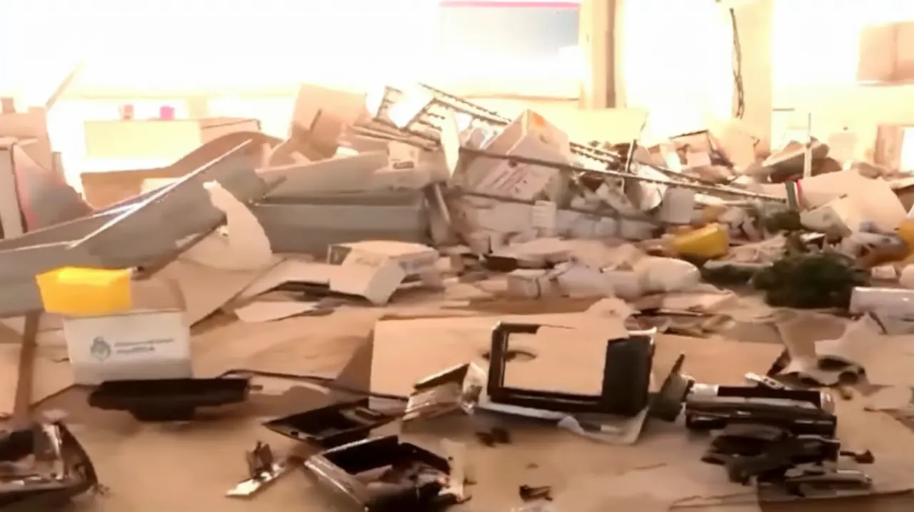El vacunatorio más grande del país en Pilar quedó abandonado y con restos de la campaña sanitaria