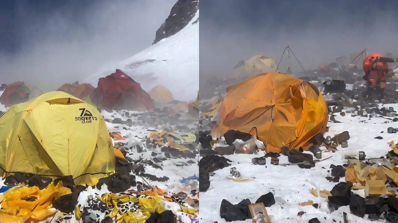 El Everest enfrenta una nueva alerta por la acumulación de basura en el Campamento IV