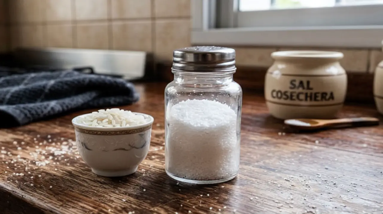 El sencillo truco para evitar que la sal se apelmace en el salero