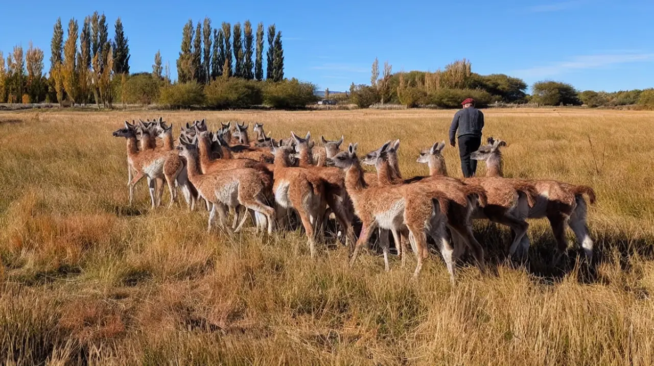 El modelo patagónico que busca convertir al guanaco en un recurso ganadero