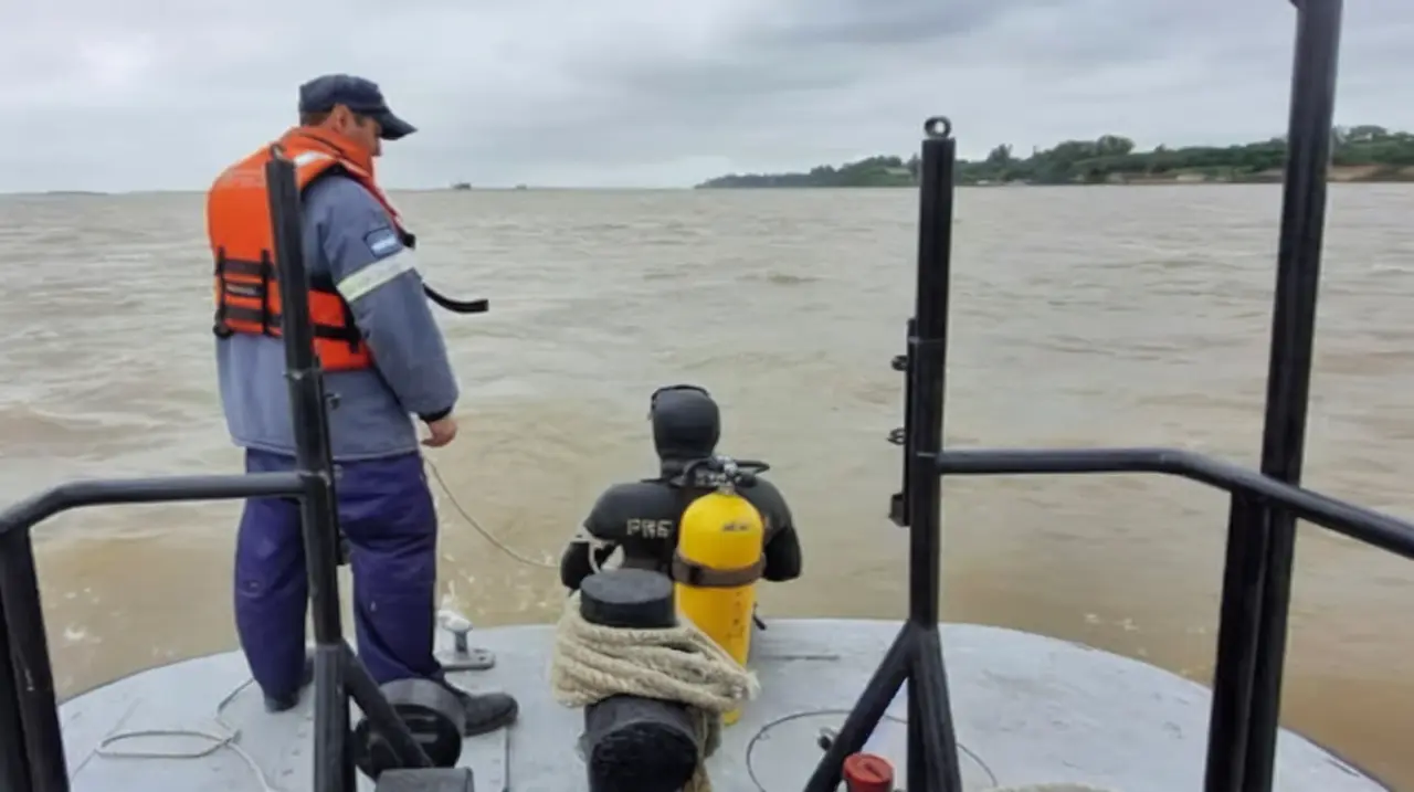Tres hombres están desaparecidos tras caer de una lancha al río Paraná