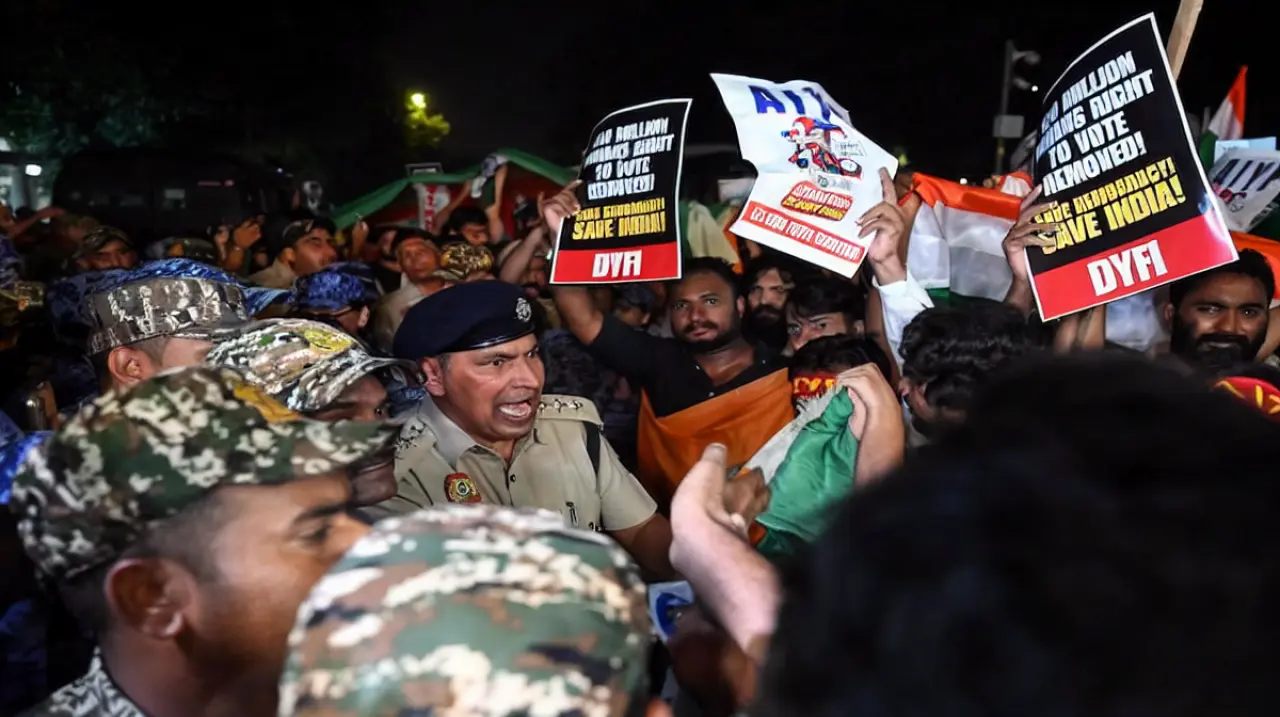 La policía india detuvo al líder del movimiento de las “cucarachas” antes de una protesta