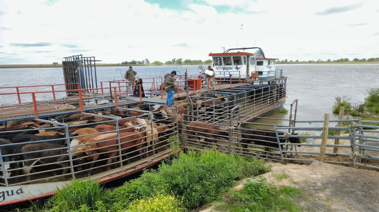 La crecida obliga a evacuar el ganado y desmontar casas en las islas entrerrianas