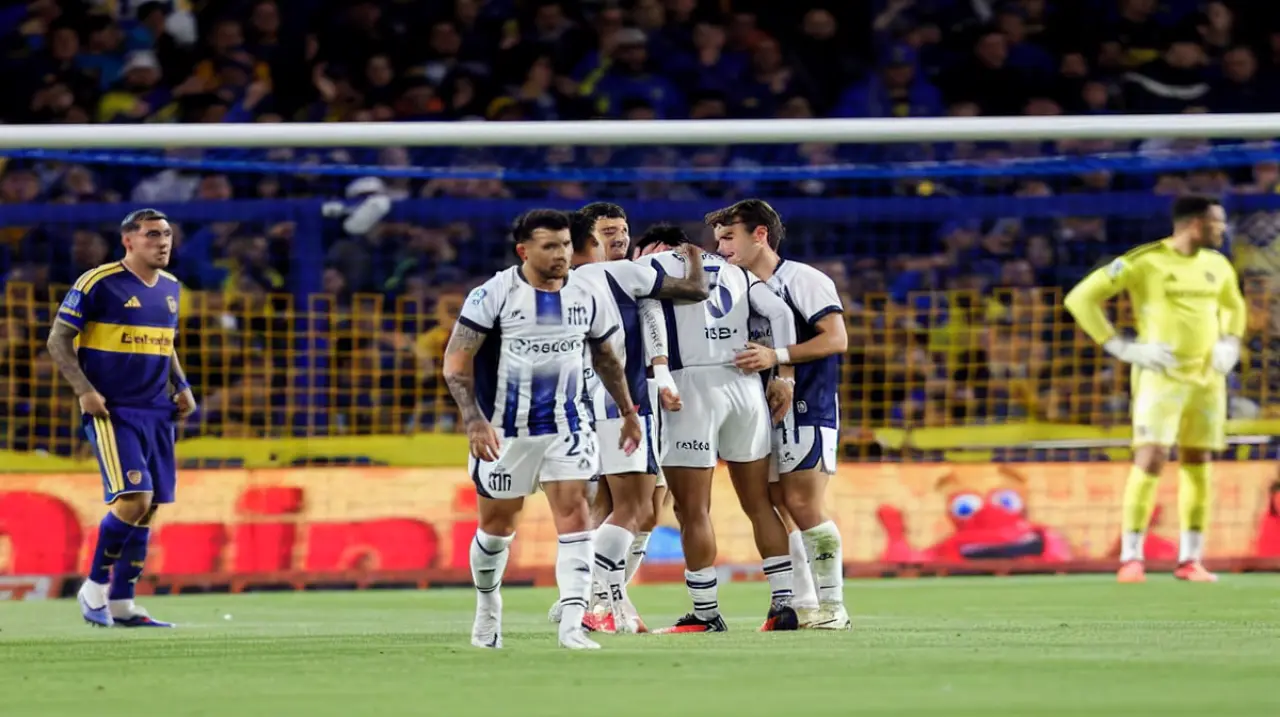 El remate de Matías Galarza que puso en ventaja a Talleres ante Boca