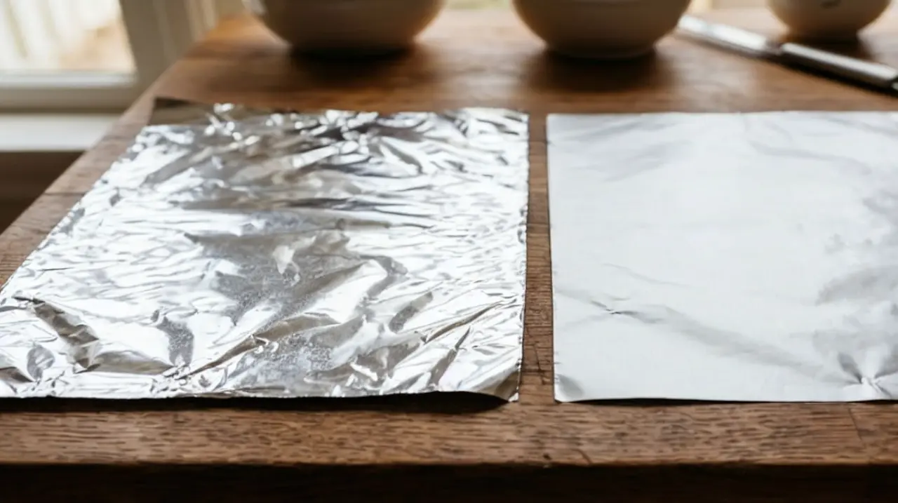 Papel aluminio: qué diferencia hay entre la cara brillante y la mate