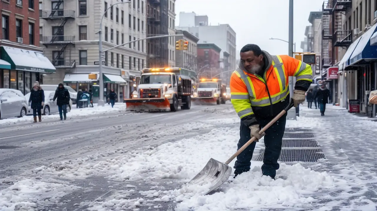 Nueva York ofrece hasta US$45 por hora para retirar nieve durante el invierno