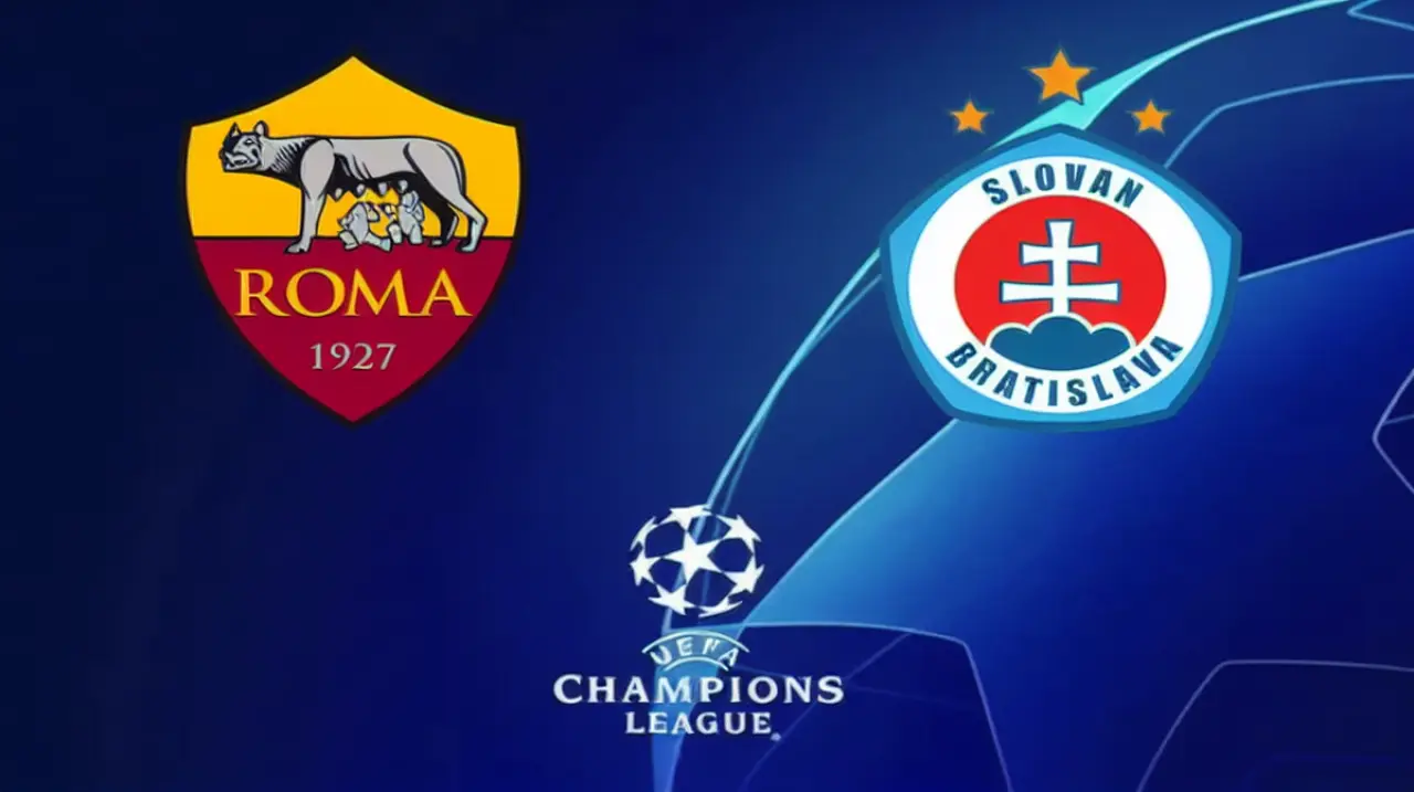 Roma y Slovan Bratislava se enfrentan por la tercera fecha de la Champions League 2026