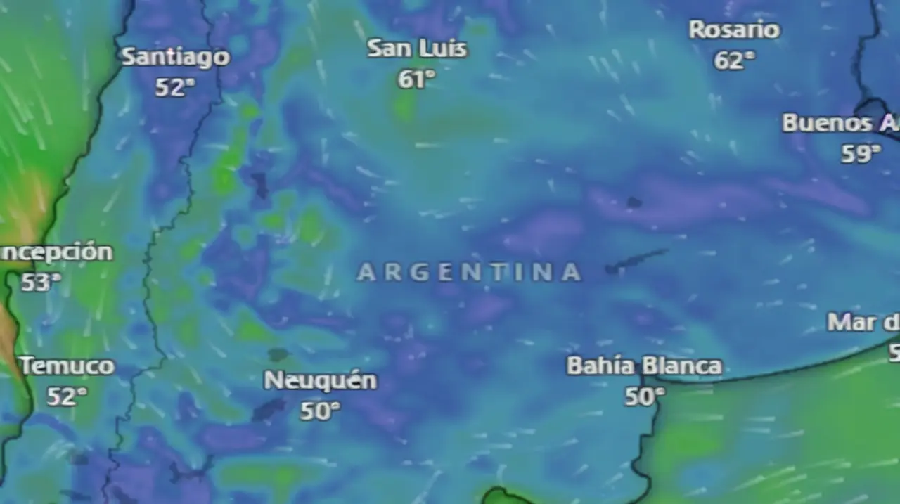 Alertas por tormentas, nevadas y viento Zonda: las provincias afectadas este martes