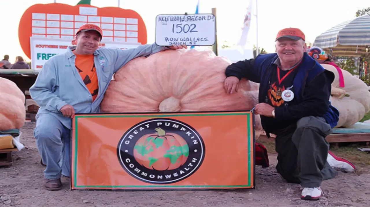 Una calabaza de 1431,5 kilos se convirtió en la más pesada del mundo