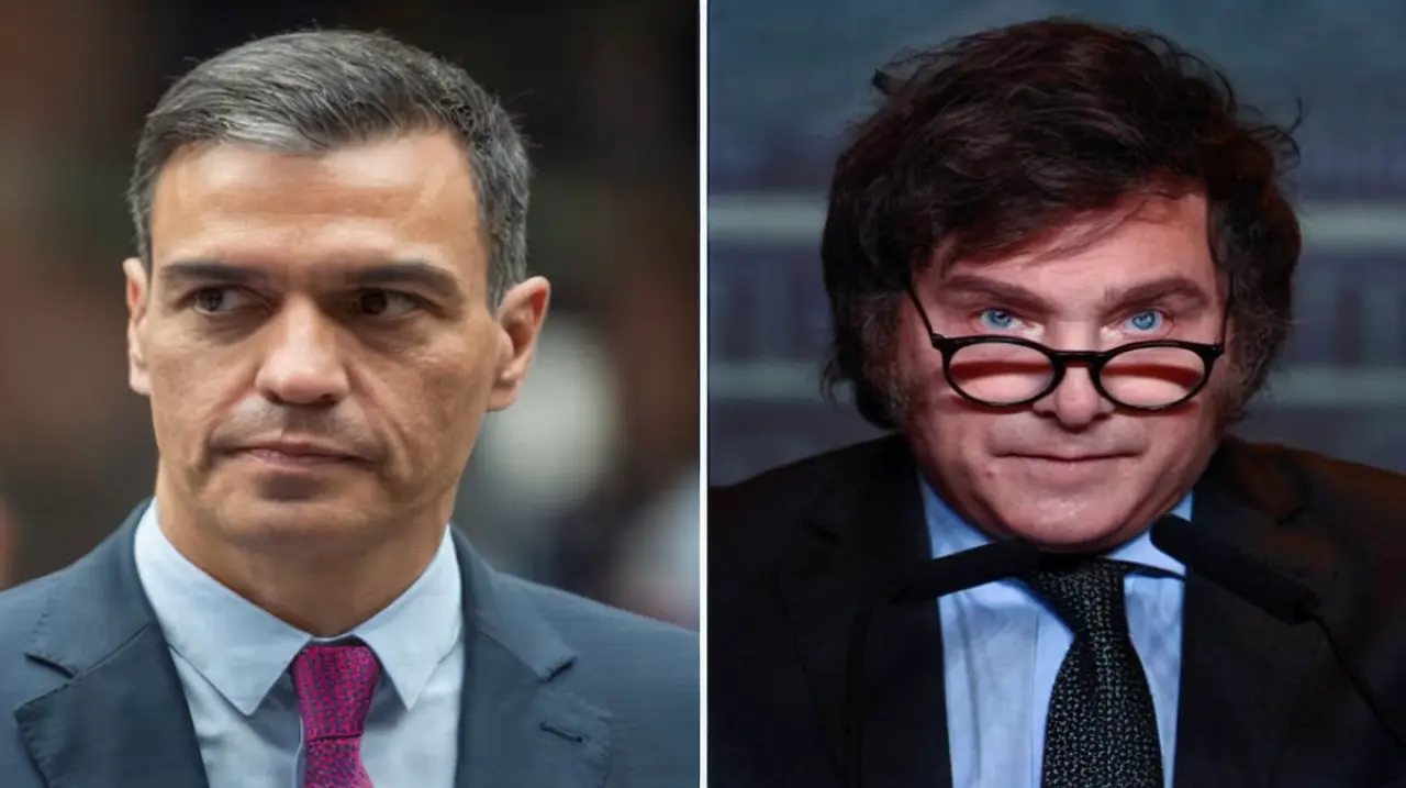 Sánchez se reivindicó “zurdo y orgulloso” durante la visita de Milei a España