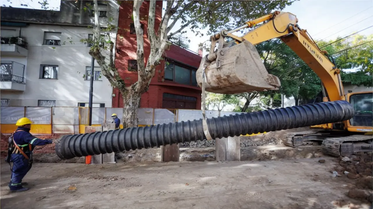 Buenos Aires amplía su red pluvial con nuevas obras y el dragado del arroyo Medrano