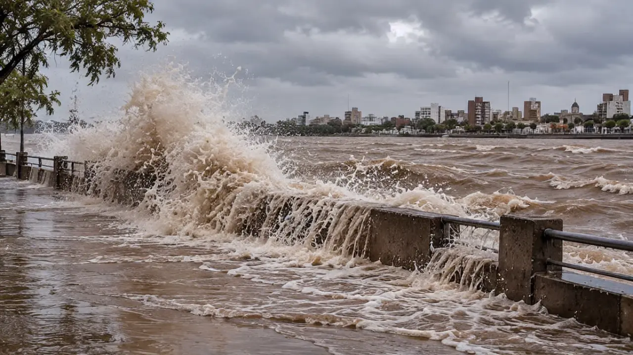 El Paraná mantiene niveles de evacuación en seis localidades y presenta subas en el Delta