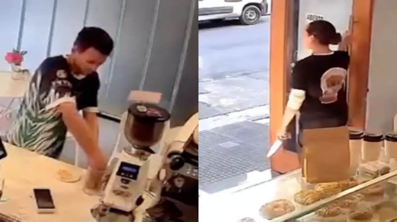 Una empleada recuperó las propinas robadas y le dio una factura al ladrón