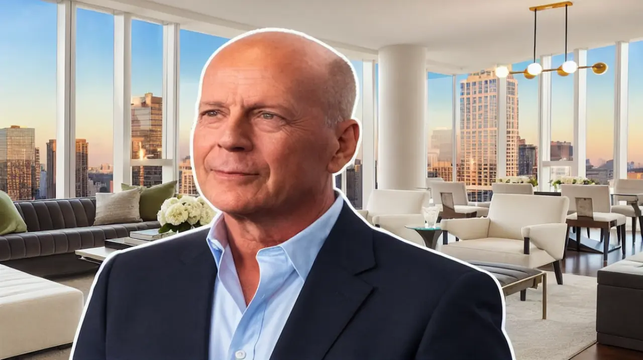 Bruce Willis vendió su dúplex frente a Central Park y eligió un departamento de la mitad del tamaño