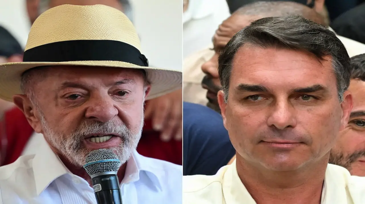 Lula y Flavio Bolsonaro llegan empatados a tres días del balotaje en Brasil