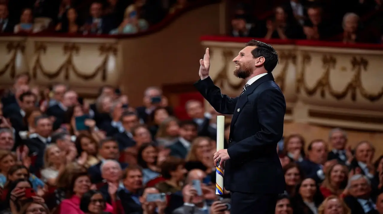 Messi fue distinguido con el Premio Princesa de Asturias