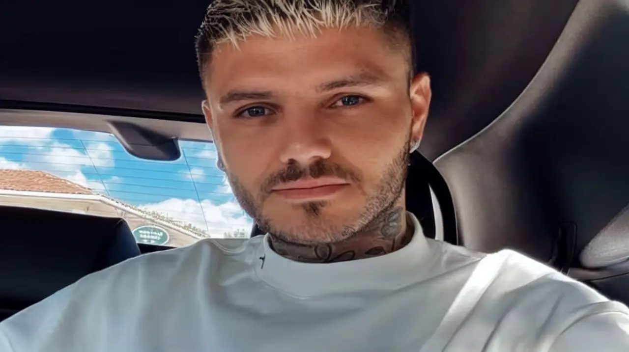 Icardi expresó su tristeza por no haber viajado con sus hijas